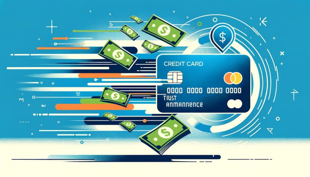 Carte de crédit retirant des billets à un distributeur, symbolisant un avancement d'argent rapide et pratique pour les urgences.