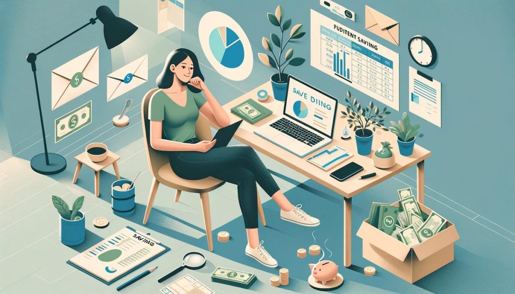 Un portefeuille avec des billets et des pièces, symbolisant la gestion efficace des dépenses pour économiser sans se priver.